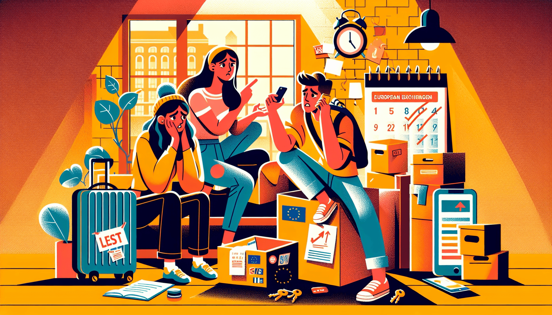 Cosa Fare se il Tuo Scambio di Appartamenti Erasmus Salta all'Ultimo Minuto